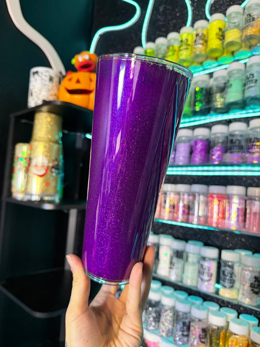 Dark Purple 24oz Dry Glitter